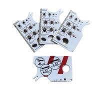 Pet Vet Tick Remover Card Tick-Mitt Tick Removal Tool Pet & Human Dog Tick Control Dog Accessories Safe, Pain-Free, Reliable, & Complete Removal of Big and Small Ticks 5pcs (B 10pcs)