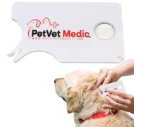 Pet Vet Tick Remover Card Wallet Sized (3 Pack) - Tick Removal Tool - Pet & Human Dog Tick Control - Safe, Pain-Free, Reliable, & Complete Removal of Big and Small Ticks - Dog Accessories