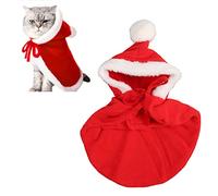 Pet Warm Clothes Puppy Dog Christmas Cloak, Warm Soft Skin Friendly Hooded Cute Pet Apparel, Suitable For Medium To Small Breeds Such As Teddy, Chihuahua, Doberman, Husky (L)