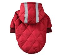 Pet Warm Coat, Thick Dog Coat, Adjustable | Insulated Coat for Dogs with Reflective Strips, Designed with an Open and Close System for Small, Medium and Large Dogs to Increase Visibility in Place for
