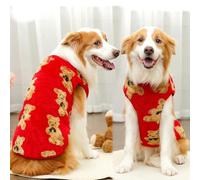 Pet Warm Flannel Clothes Winter Dog Cat Coat Pet Clothes 5-35kg Bichon French Bulldog Clothes Pajamas