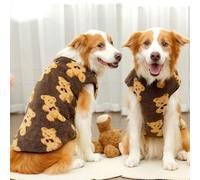 Pet Warm Flannel Clothes Winter Dog Cat Coat Pet Clothes 5-35kg Bichon French Bulldog Clothes Pajamas