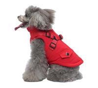 Pet Warm Jacket,Waterproof Jackets with Harness and D Rings - Thick Padded