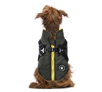 Pet Warm Jacket - Waterproof Jackets with Harness and D Rings - Zipper Dog Jacket Puppy Coat Small Dog Clothes Coat with Harness for Smal Medium Large Dogs