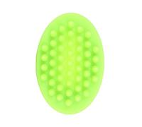 Pet Wash Brush Silicone Shampoo Brush, Strong Cleaning Effect Easy to Hold for Pet Lovers (Green)
