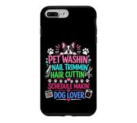 Pet Washin' Nail Trimmin' Hair Cuttin' Dog Groomer Lover Case for iPhone 7 Plus/8 Plus