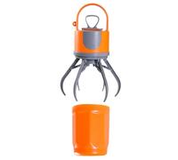 Pet Waste Collector - PP Material Compact Size 6 Claw Design Poop Grabber Hands-Free Pickup Tool with Extended Reach | For Dog Walking, Backyard, Camping, Park, Outdoor Abfa