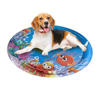 Pet Water Bed Play Mat for Dogs - Cat Water Play Mat Splash Pad | Cartoon Water Pad Pets Babies Play Play Mat | Cool Fun To Play Sleeping Bed At Home Outside For A Small Puppy