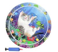Pet Water Bed, Sensory Water Play Mat, Interactive Cooling Pad for Daytime Relaxation Hot Weather Home Apartment Living Room Bedroom