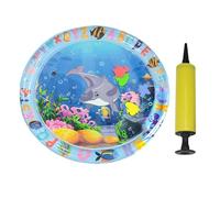 Pet Water Bed | Water-Filled Sensory Bed | Inflatable PVC Thickened Leakproof Cooling Pad with Pump for Pet Home Play Animals