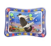 Pet Water Bed - Water Play Mat | Thickened Sensor Game Mat | Portable Summer Cool Game Pad with Fish | Theme SEA