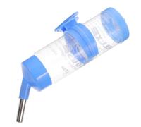 Pet Water Bottle Drinking Hanging Dispenser for Rabbits and Hamsters | 125ml Capacity, Plastic and Metal Build, Suitable for Small Pet Cages, Compact Watering Accessory Random Color