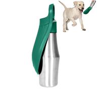 Pet Water Bottle - Large Capacity Dog Drink Container, duals Function Travel Feeder | collapsiblee Bowl Bottle for Camping, Puppy Supplies for Parks, Long Walks, Running, and Adventure Outings