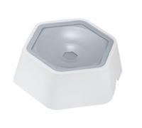 Pet Water Bowl - Spill-Proof Slow Feeder Anti-Slip No-Splash for Messy Drinkers Outdoor Animal Dogs Cats(Gray)