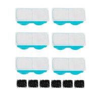 Pet Water Dispenser - Replacement Filter Package, Coconut Shell Charcoal Net Boosts Freshness | Ceramic Pourers, Offices, Puppies, Circulation, Hygiene, Homes, Travel, Calm, Clarity, Flavour