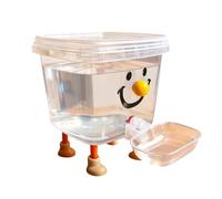 Pet Water Dispenser, Smile Face Auto Dog Drinking Feeder, Smile Face Dog Automatic Water Dispenser for Small Dogs Cats Large Capacity Watering Solution Watering Container for Indoor Outdoor