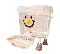 Pet Water Dispenser, Smile Face Auto Dog Drinking Feeder, Smile Face Dog Automatic Water Dispenser for Small Dogs Cats Large Capacity Watering Solution Watering Container for Indoor Outdoor