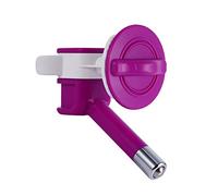 Pet Water Dispenser Stainless Steel Nozzle Leak Proof Hanging Drinker for Dogs Cats Small Animals Green Pink Purple (Violet)