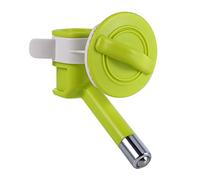 Pet Water Dispenser Stainless Steel Nozzle Leak Proof Hanging Drinker for Dogs Cats Small Animals Green Pink Purple (Green)