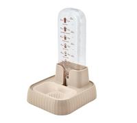 Pet Water Fountain - Abs 500ml Capacity Bowl, Automatic Siphon Refill, Detachable Filtration System, Visual Flow Indicator | Dogs Cats Kittens Small Animals Indoor Outdoor Drinking Station