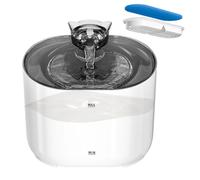 Pet Water Fountain, Automatic Filtration Waters Dispenser, Quiet Circulating Drinking Bowl for Multiple Pets, Ideal for Indoor Home, Travel, Outing, Short Trip Hydration Use 7.36x6.42x5.63in