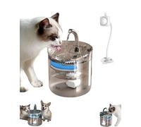Pet Water Fountain, Automatic Pet Water Fountain with Smart Sensor, 2l Automatic Dispenser with Silent Drink Dispenser for Pets and Cats Inside The Drink Water Construction (Smart sensor version)