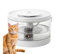 Pet Water Fountain - Automatic Vacation Waterer | Anti-Spill Quiet Filtered Water Fountain for Kitten Multi-Pet Home Dogs Cats Travel Indoor