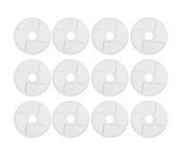 Pet Water Fountain Filter 3 - Layer Replacement, Activated Carbon and Resin Cat Dog Water Dispenser Filter with Cotton Layer for 84oz 2.5L Square Fountains, 12 Pack