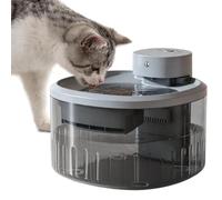 Pet Water Fountain Quiet with 9 Replacement Filters | Automatic Cat Water Dispenser for Medium Large Breeds Kitten Living Room Balcony Garage Yard