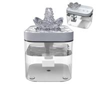 Pet Water Fountain, Rechargeable Automatic Water Dispenser, Silent with Filtered Flow, Continuous Fresh Waters for Indoor Home Use, Ideal for Kittens, Cats, Small Dogs Function