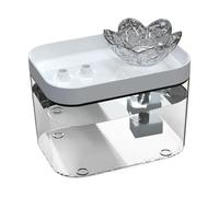 Pet Water Fountain - USB Rechargeable Filter Waterer - Silent Cat Automatic Water Dispenser | for Indoor Kitten Home Pet