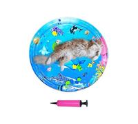 Pet Water Play Mat Cats, Reliable Pet Cooling Cats Water Play Mat | Interactive Toy with Air Pump with a Cooling Function for Warm Weather Animals Like You