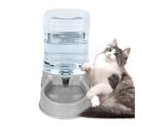 Pet Waterer - Auto Feed Creeper Dispenser | 1* Automatic Cat Feeders | 11.42x10.63x6.69 Inch Large Capacity Automatic Dog Cat Water Dispensers p