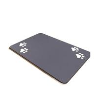 Pet Waterproof Feeding Mat Non-slip Rubber Backed Quick-drying Placemat - Large Size Easy to Clean Food Water Bowl Suitable(A-1,40 X 50CM)