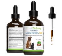 Pet Wellbeing Adrenal Harmony Gold for Dogs - Vet-Formulated - Adrenal Gland Supplement for Dogs, Ashwagandha, Astragalus, Bacopa, Holy Basil - Herbal Supplement - 4 oz (118 ml)