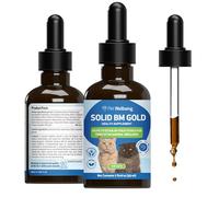 Pet Wellbeing BM Tone-Up Gold for Cats - Supports Healthy Digestive Function, Solid Stools, Normal Bowel Movements, Bayberry, Oregon Grape - Veterinarian-Formulated Herbal Supplement 2 oz (59 ml)