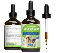 Pet Wellbeing BM Tone-Up Gold for Dogs & Cats - Supports Healthy Digestive Function, Solid Stools, Normal Bowel Movements, Bayberry - Veterinarian-Formulated Herbal Supplement 4 oz (118 ml)