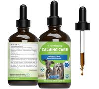Pet Wellbeing Calming Care for Dogs - Veterinarian-Formulated - Calm Support, Relaxed Nervous System, Emotional Balance, Adaptogens, Ashwagandha, Holy Basil - Herbal Supplement 4 oz (118 ml)