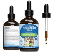 Pet Wellbeing Itch Support Gold for Cats - Seasonal Allergy Itch, 4 oz