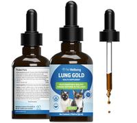 Pet Wellbeing Lung Gold for Cats - Lung & Respiratory Function, 2 oz