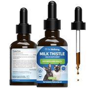 Pet Wellbeing Milk Thistle for Cats - Milk Thistle Liver Detox Support, Organic Herb - Pet Wellbeing Vet-Formulated Holistic Supplement - 2oz (59 ml)