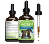 Pet Wellbeing Milk Thistle for Dogs - Organic Milk Thistle, Supports Healthy Liver Function & Detoxification - Vet-Formulated Herbal Supplement - 4 oz (118 ml)