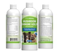 Pet Wellbeing Mushroom Immune Gold for Dogs & Cats - Immune Defense, 8 oz