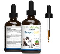 Pet Wellbeing Respir-Gold for Cats - Allergic Airway & Breathing, 4 oz