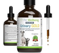 Pet Wellbeing Urinary Gold for Dogs & Cats - Supports Urinary Tract Health, Normal Frequency, Healthy Immune Response, Stoneroot, Hydrangea - Veterinarian-Formulated Herbal Supplement 4 oz (118 ml)