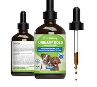 Pet Wellbeing Urinary Gold for Dogs - Supports Urinary Tract Health, Normal Frequency, Healthy Immune Response, Stoneroot, Hydrangea - Veterinarian-Formulated Herbal Supplement 4 oz (118 ml)