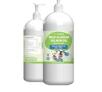 Pet Wellbeing Wild Alaskan Salmon Oil for Dogs - Skin & Coat, 16 fl oz