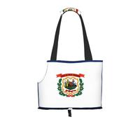 Pet-West Virginia Flag print portable bag, lightweight and breathable, suitable for taking small pets out.