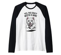 Pet Westie Dog Cute Westie Funny West Highland White Terrier Raglan Baseball Tee