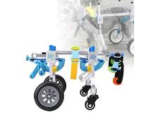 Pet Wheelchair, 4 Wheel Adjustable Dog Wheelchair Dog Stroller Lightweight Portable Walking Wheels ()